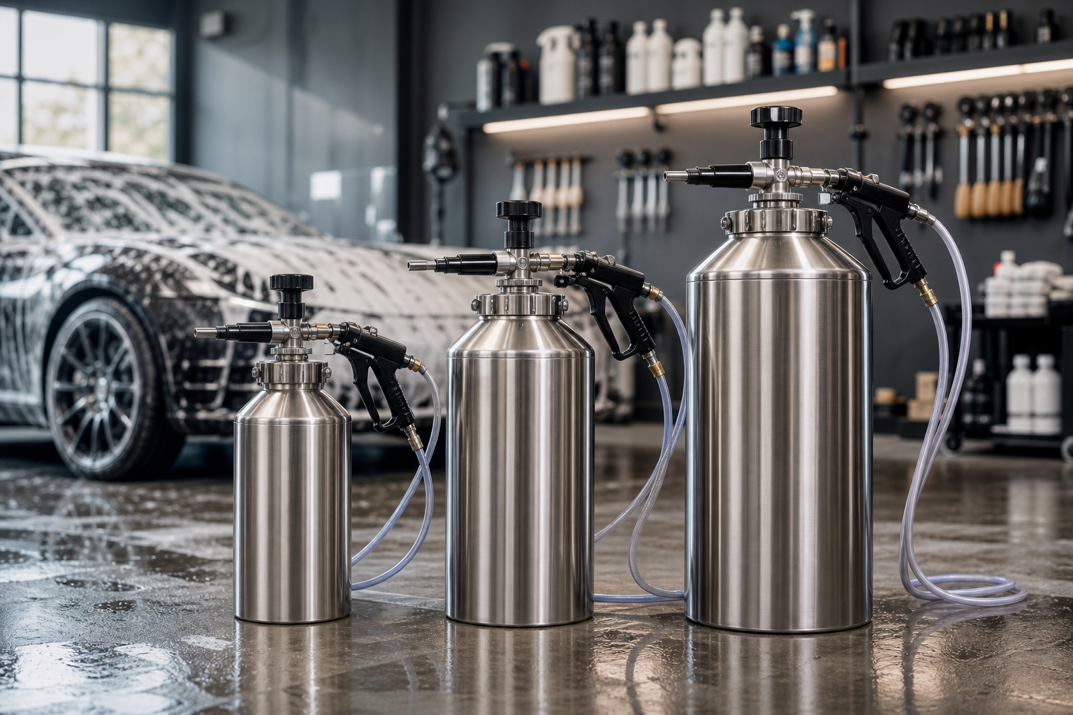 bình bọt tuyết inox - So sánh các dòng bình bọt tuyết inox theo dung tích
