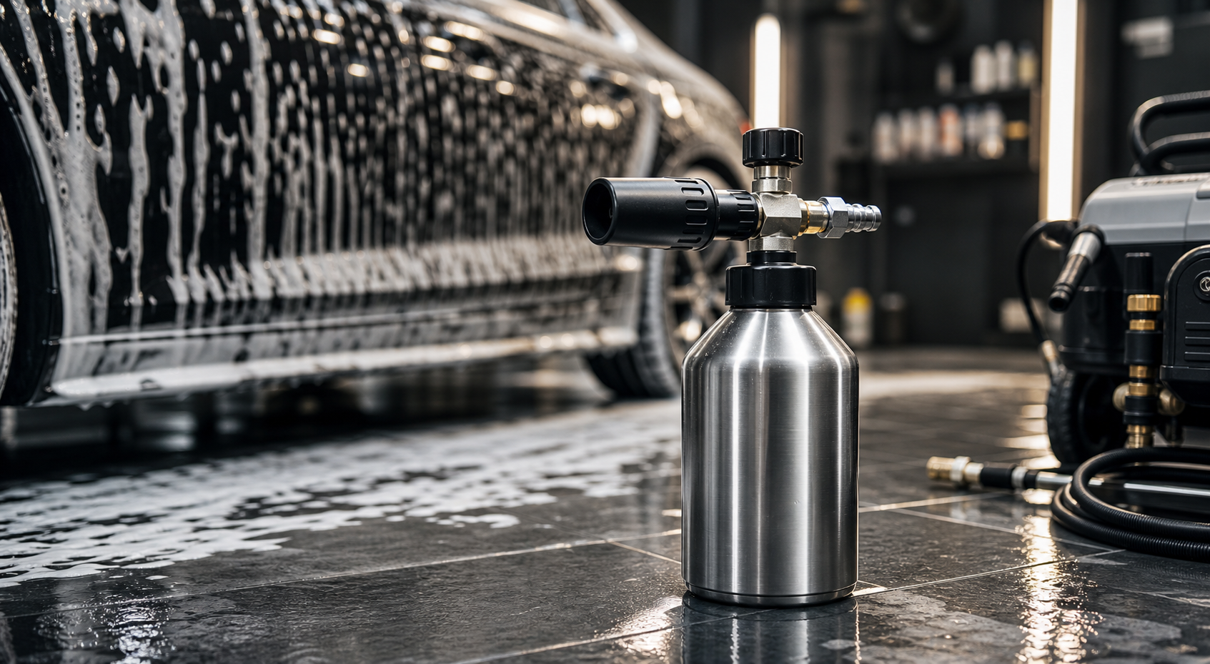 bình bọt tuyết inox - Tổng quan về bình bọt tuyết inox trong ngành chăm sóc xe