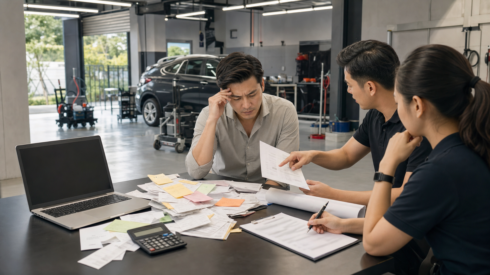 Chi phí mở trung tâm chăm sóc xe: Bảng dự toán và cách tránh vượt ngân sách 4 Dấu hiệu cho thấy dự toán chi phí mở trung tâm chăm sóc xe đang gặp vấn đề: Khi bắt đầu lên kế hoạch, nếu bạn gặp phải những tình trạng sau, rất có thể